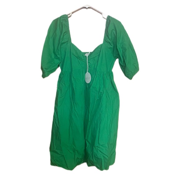 Petal & Pup Dresses & Skirts - Petal and Pup Exclusives NWT Women’s Green Gingham Style Smock Dress Sz L